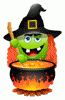 Witch halloween holiday witch smiley emoticon 001150 large